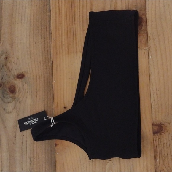 AllSisters Responsible Swimwear Black ScorpII Swim Top Size XS NWT - Picture 8 of 12